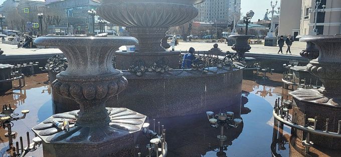В Улан-Удэ запустят 16 фонтанов