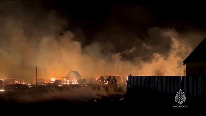 В пригороде Улан-Удэ локализовали пожар
