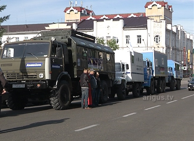 Транспорт бурятии. Автопробег в Бурятии.