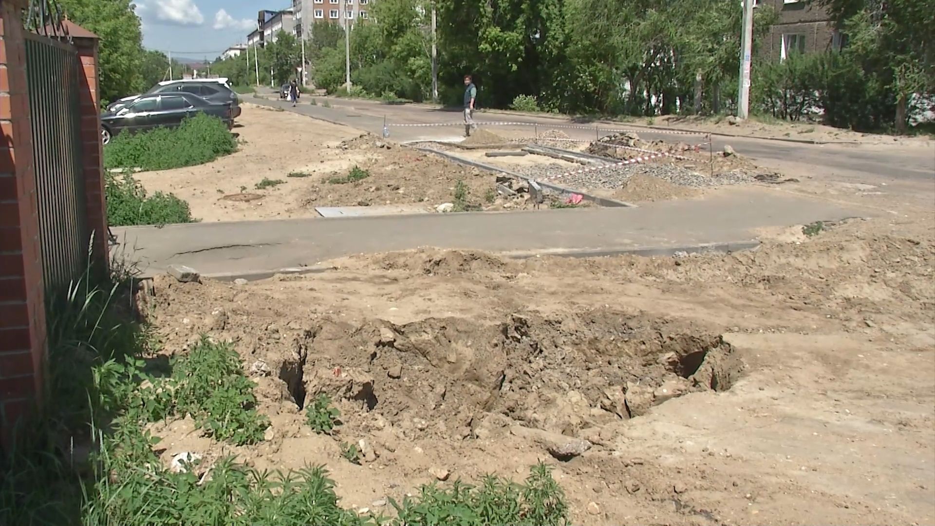 Благоустройство после ремонта тепломагистрали в Улан-Удэ. Почему обещания  не стали реальностью?