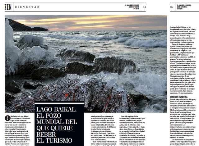 В крупнейшей газете Испании опубликовали статью о Бурятии