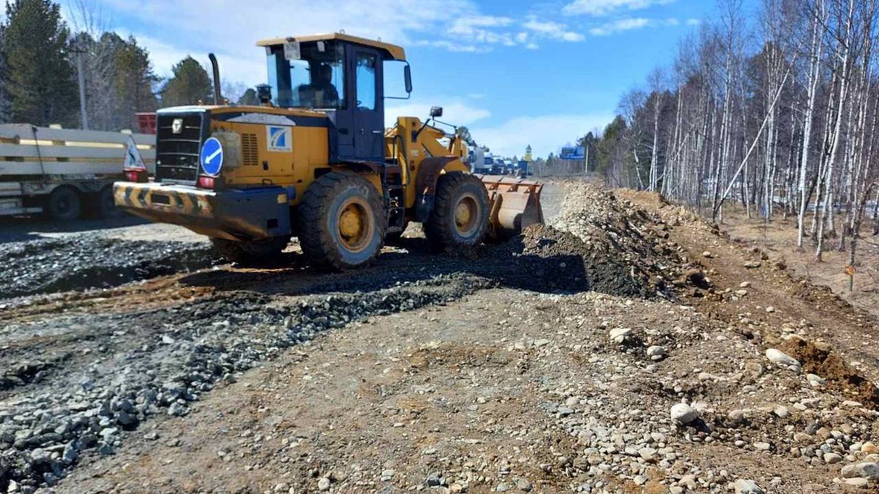 В Бурятии размыло федеральную трассу