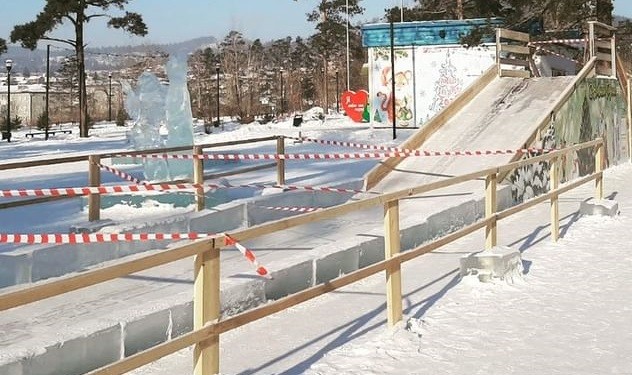 В улан-удэнских парках закрыли горки