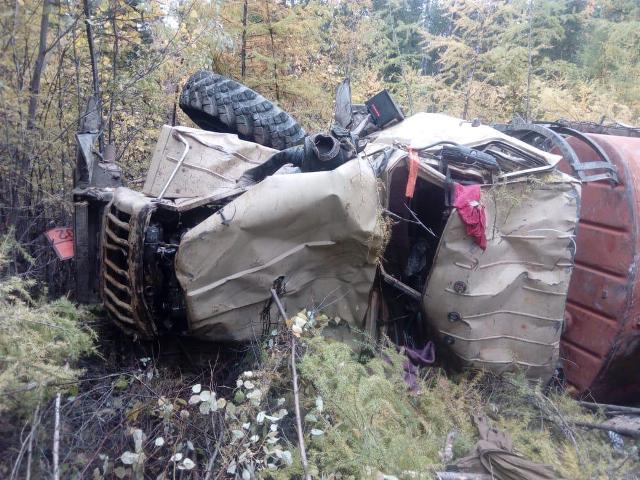  В Бурятии в ДТП на лесной дороге погиб водитель самосвала 