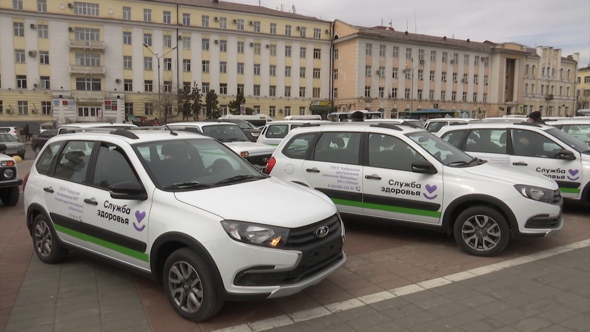 Для больниц Бурятии закупили 82 автомобиля скорой помощи