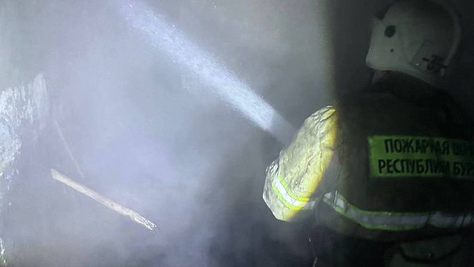 Детский сад горит в пригороде Улан-Удэ