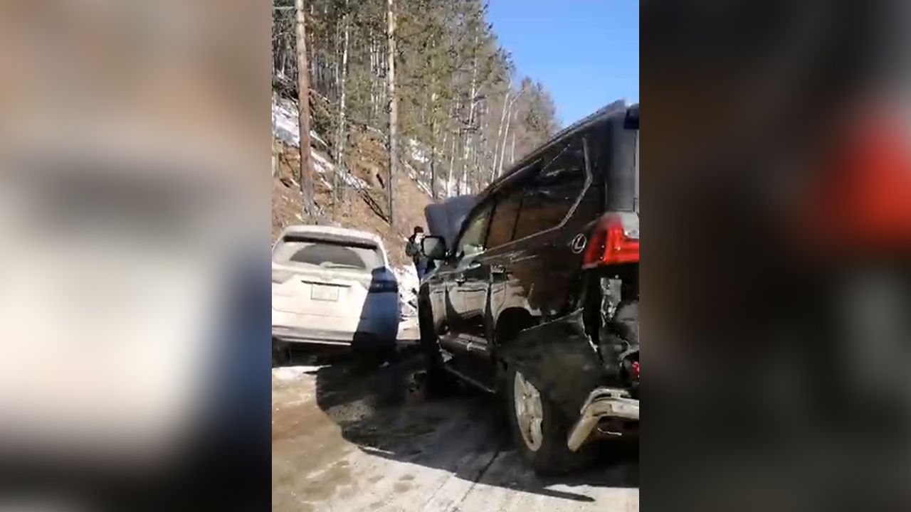 В Бурятии произошло массовое ДТП. Есть пострадавшие. ВИДЕО