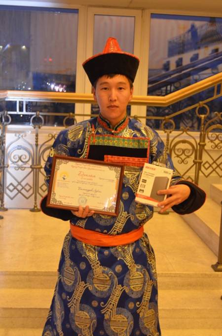 Студент БГУ Лубсан Бальжуров стал победителем конкурса сочинений на бурятском языке