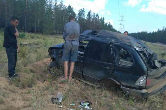 В Бурятии совершил опрокидывание BMW Х5: двое погибших (ФОТО)