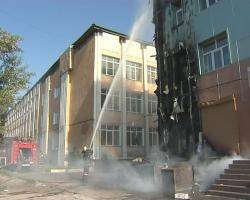 Пожар в самом центре Улан-Удэ
