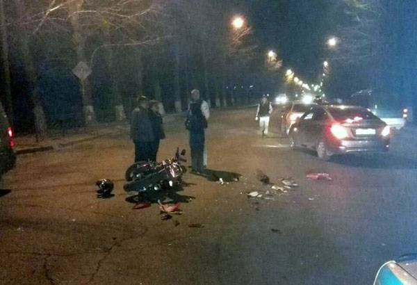 В Улан-Удэ в ДТП пострадал 17-летний мотоциклист