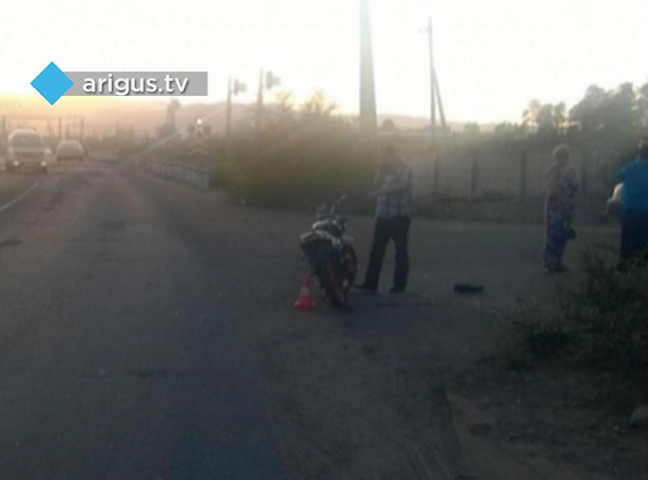 В Улан-Удэ произошло очередное ДТП с участием мотоцикла