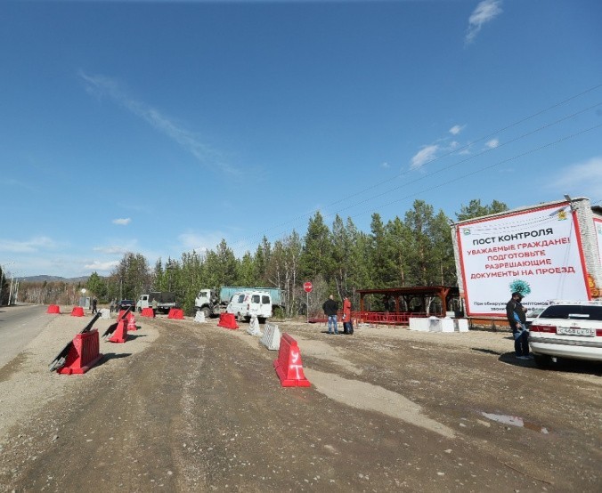 В Улан-Удэ КПП на Верхней Березовке будет работать до 17 мая