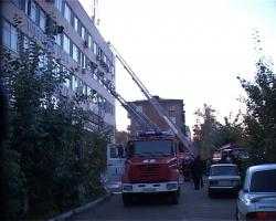 Накануне на улице Борсоева горело 5-этажное офисное здание