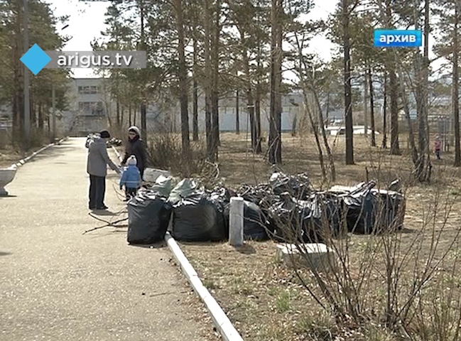 В Улан-Удэ за месячник чистоты собрали 66 тысяч кубометров мусора
