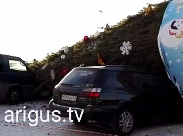 Владивосток принял праздничную ёлку, рухнувшую в Улан-Удэ, за свою