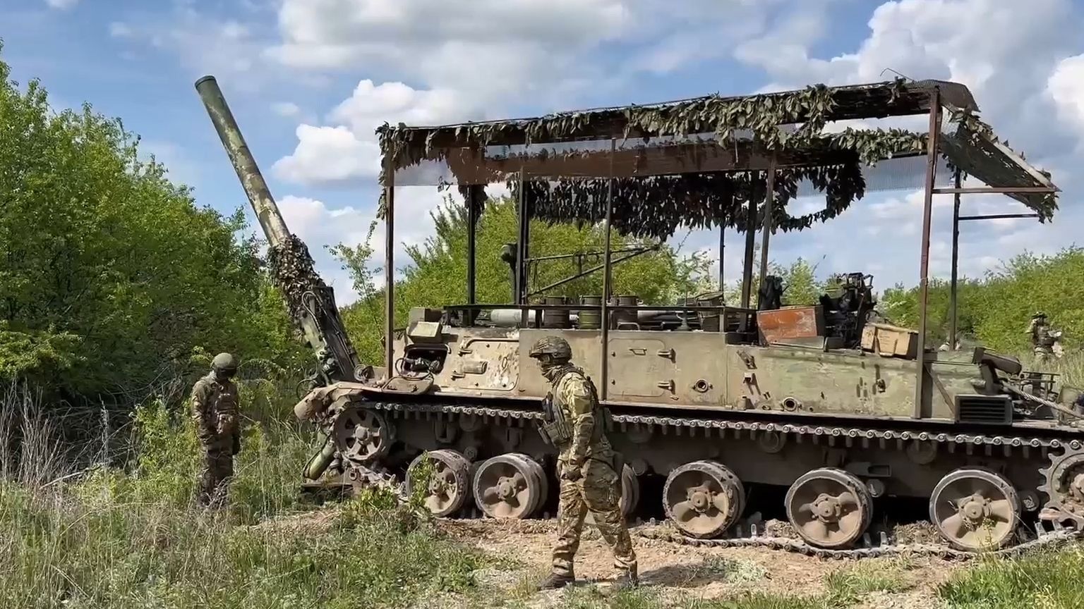 Военные из Бурятии искусно владеют «тюльпаном»