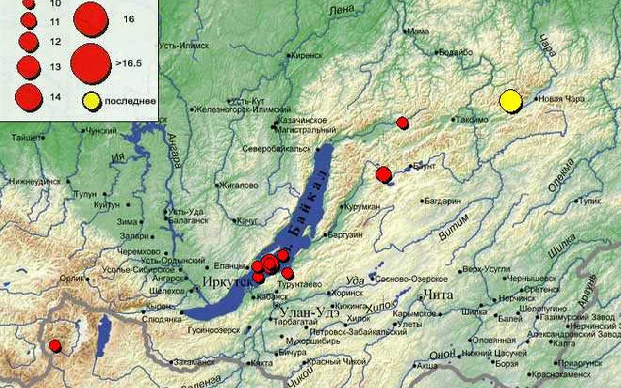 В Бурятии вновь произошло землетрясение