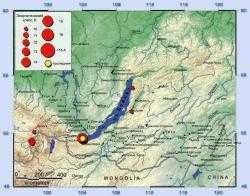 Землетрясение магнитудой 6 баллов произошло в районе озера Байкал