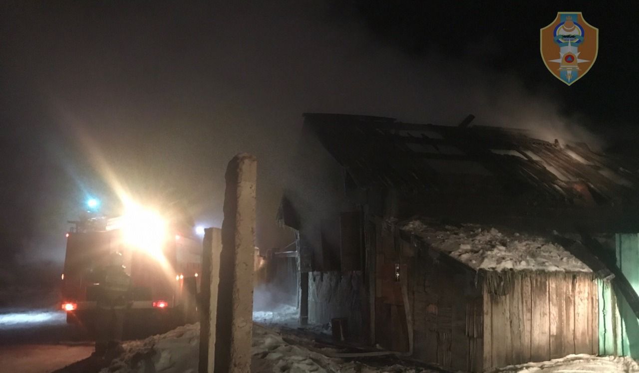 В Бурятии на пожаре погиб мужчина