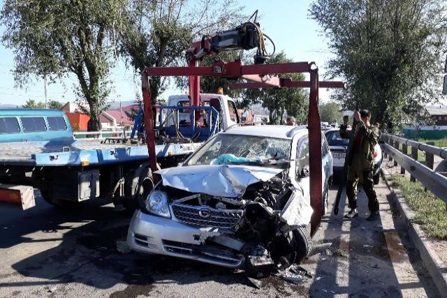 В Улан-Удэ в крупной аварии пострадали пять человек 