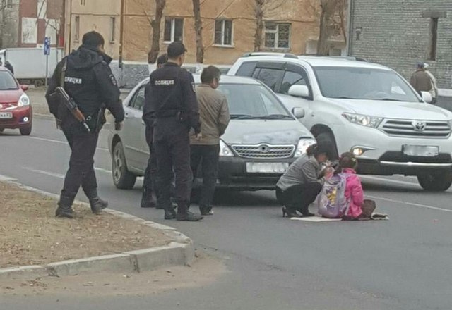 В Улан-Удэ под колеса автомобиля попала школьница (ОБНОВЛЕНО)