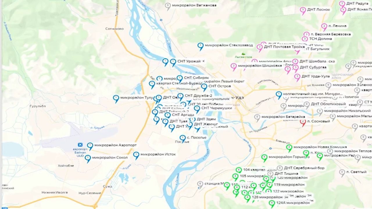 В Бурятии создали карту перевода на электроотопление