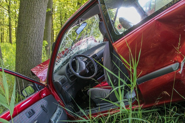 В Бурятии автоледи на «Клюгере» врезалась в дерево