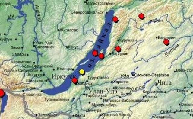 Землетрясение произошло на Байкале