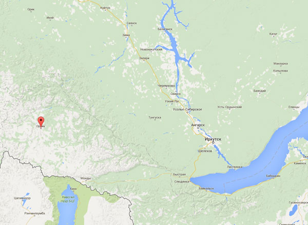 Землетрясение магнитудой 3,5 произошло в Окинском районе