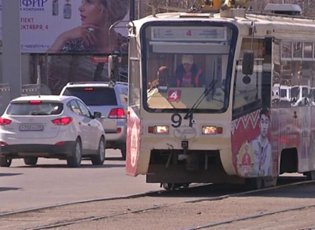 В Улан-Удэ на конечной трамвая №4 обнаружили снаряд