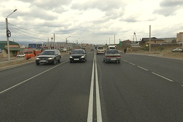 В Улан-Удэ на новой дороге в сотые кварталы уберут двойную сплошную разметку