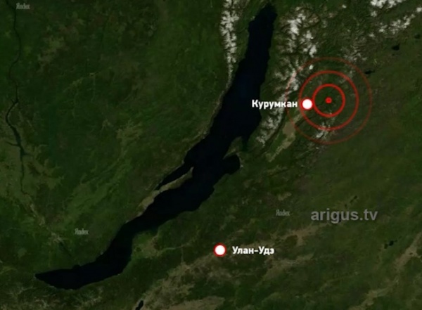 Несколько землетрясений произошло в районе Курумкана