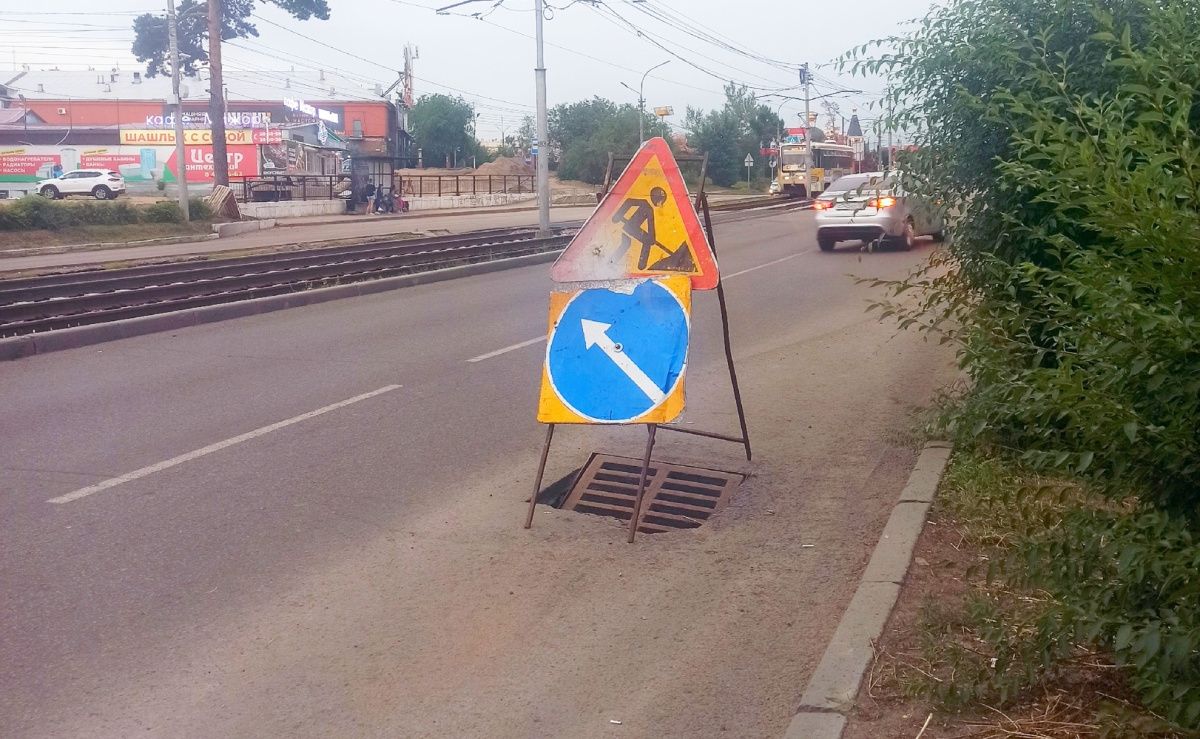 В Улан-Удэ за все лето так и не смогли отремонтировать сломавшиеся ливневки