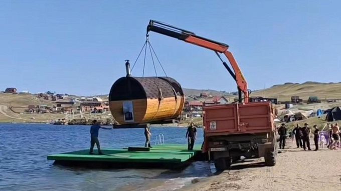 Незаконные бани демонтировали с берега Байкала