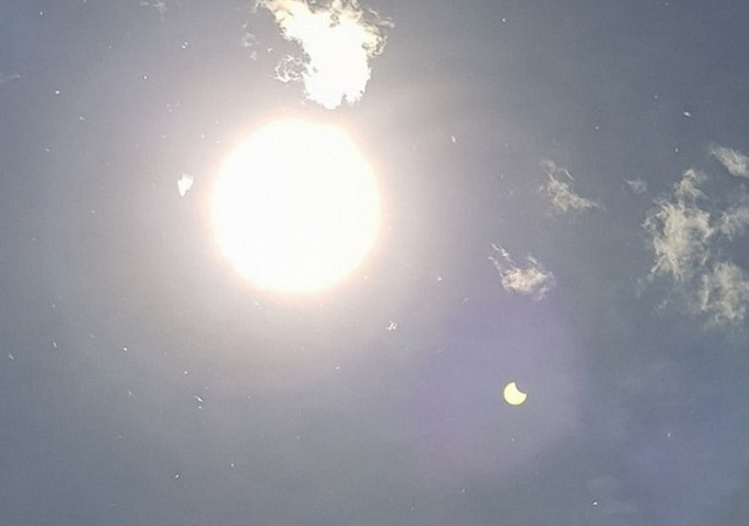 Жители Бурятии увидели «сытное» солнечное затмение