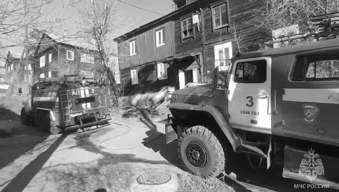 Пожилой мужчина погиб на пожаре в Улан-Удэ
