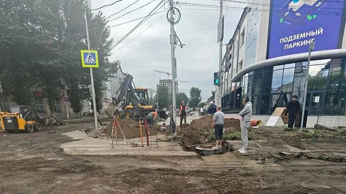 Дождеприёмные колодцы обустроили в центре Улан-Удэ