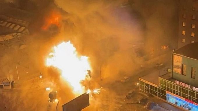 В Улан-Баторе ночью взорвался 60-тонный газовоз