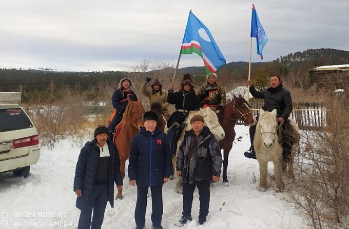 Жители Якутии, направляющиеся в Лондон на лошадях, прибыли в Улан-Удэ