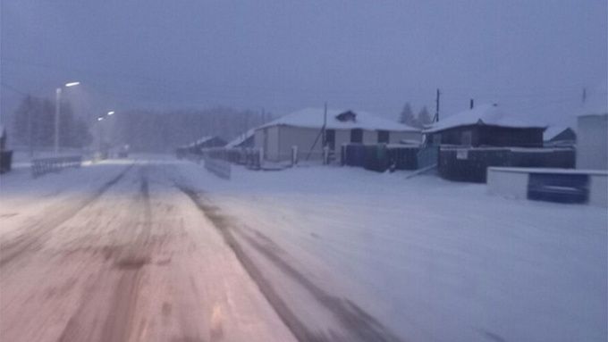 Сентябрьский снег: В районах Бурятии наступила зима. ФОТО