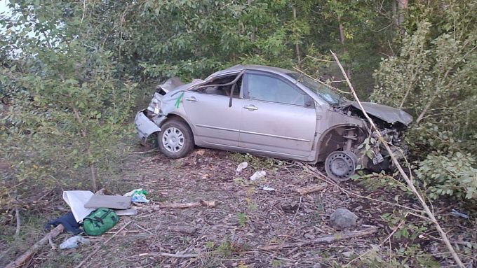 Лопнувшее колесо стало причиной ДТП с пострадавшими в Бурятии