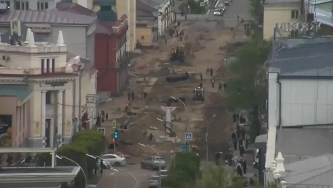 Обновление Арбата в Улан-Удэ теперь под прицелом камер