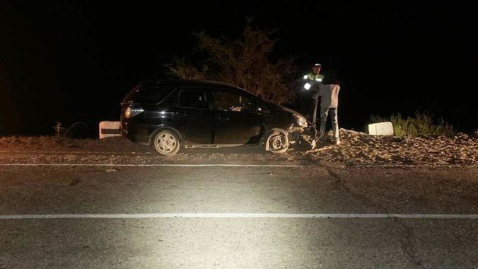 В Бурятии пьяный водитель устроил ДТП на трассе