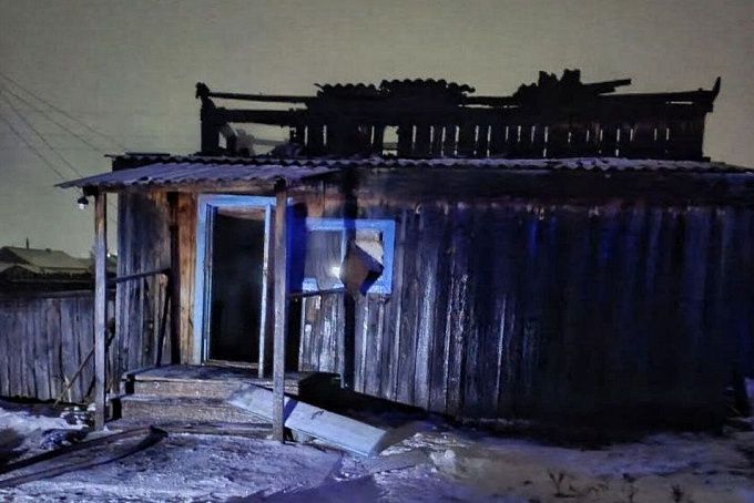 Мужчина погиб на пожаре в районе Бурятии