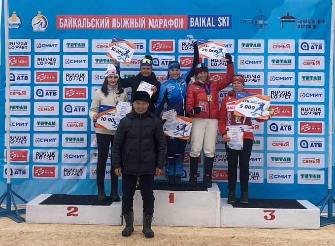 Спортсменка из Бурятии стала победительницей Байкальского лыжного марафона