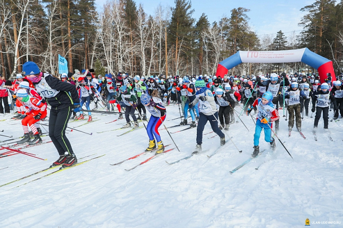 Улан-удэнцы в 38 раз встали на «Лыжню России»