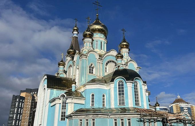 Успенский кафедральный собор в Улан-Удэ готов на 85%