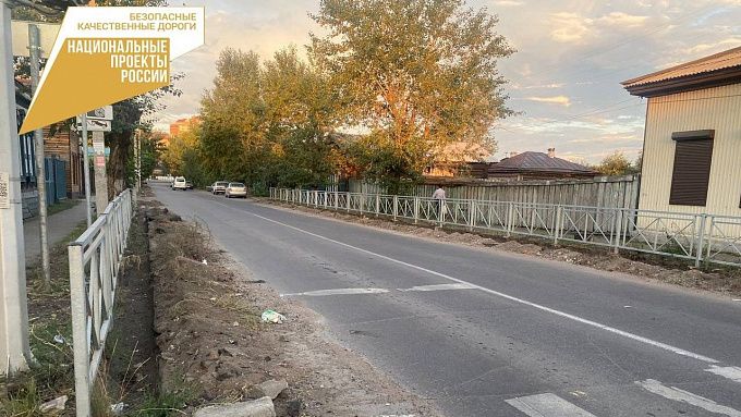 В Улан-Удэ начался ремонт дороги на улице Банзарова 
