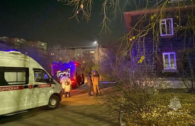 Женщина погибла на пожаре в Улан-Удэ